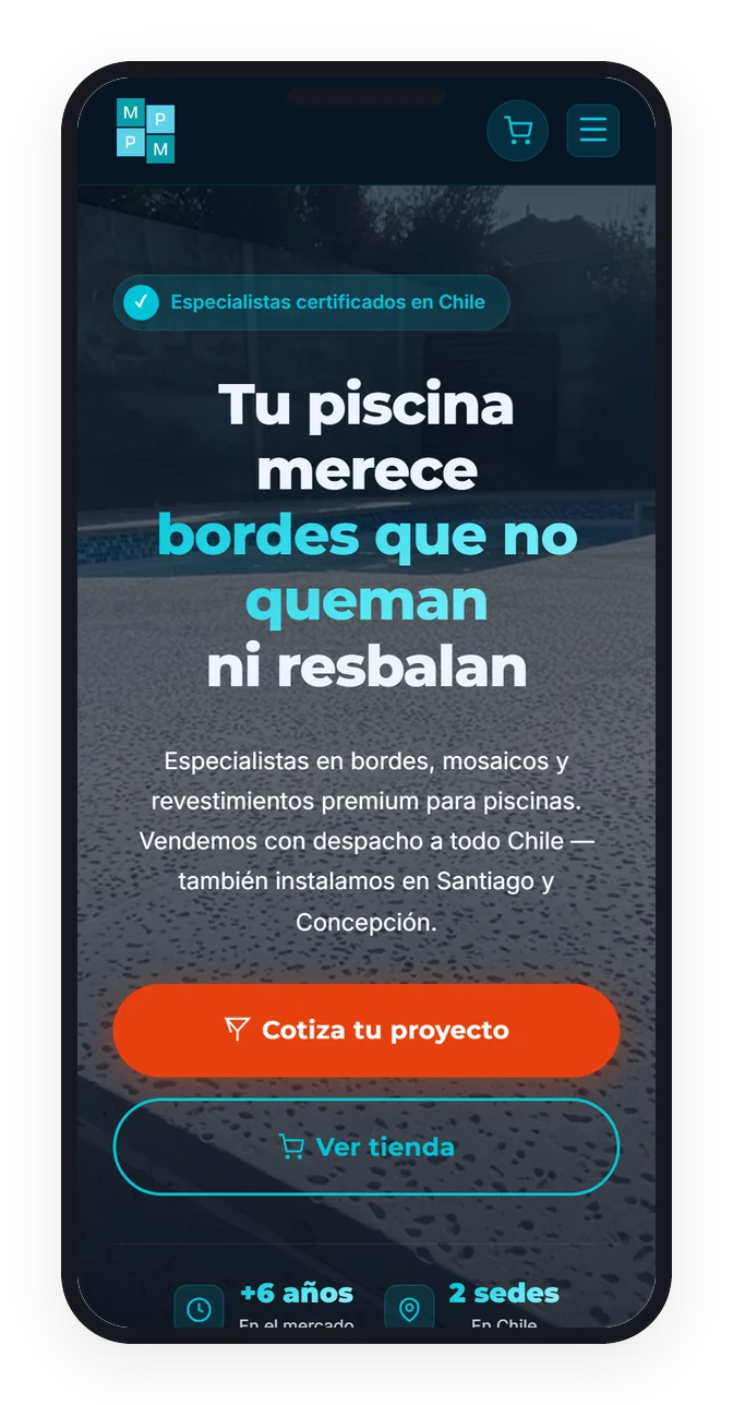 Sitio web de Multipiscinas